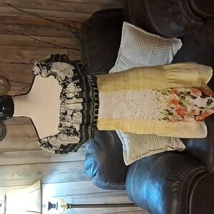 Faith by Celia Forrester Chiffon Floral Multiprimt Dress Size XS